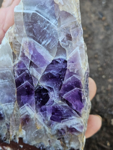 Polished  Amethyst. Rwanda AMP129