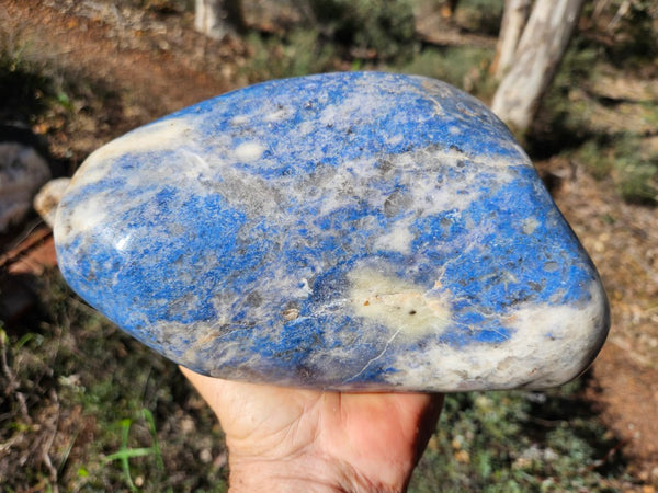 Contour Polished Blue Lepidolite  BL264