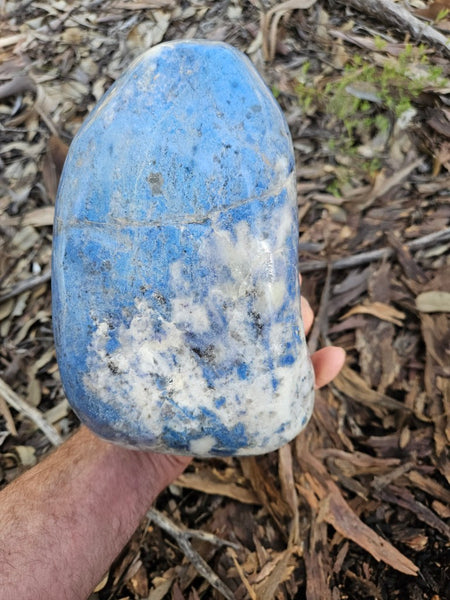 Contour Polished Blue Lepidolite  BL264