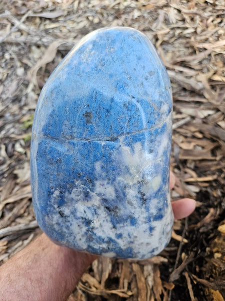 Contour Polished Blue Lepidolite  BL264