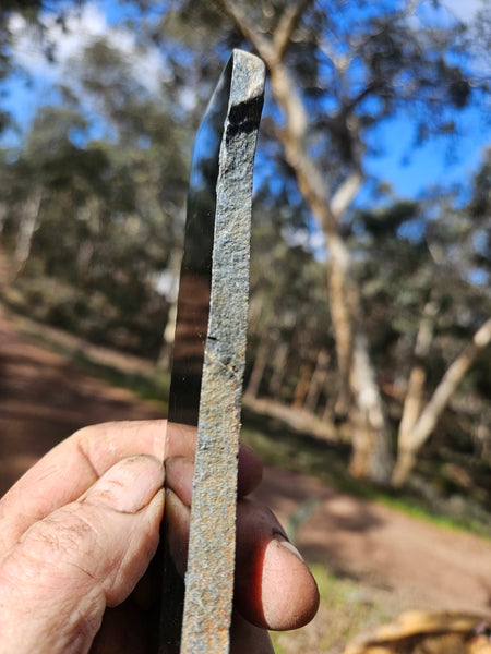 BJ142 Polished "Black Jade" slab.