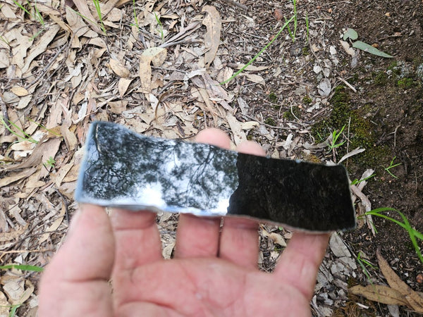 BJ142 Polished "Black Jade" slab.