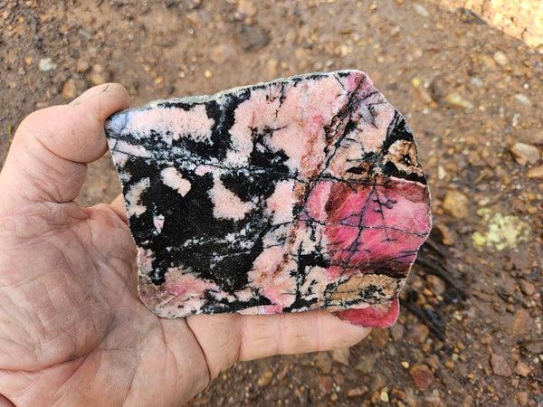 Polished Rhodonite slab RH292