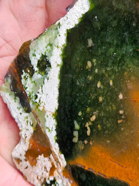 Polished Chrome Chalcedony slab CC161