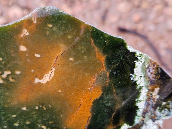 Polished Chrome Chalcedony slab CC161