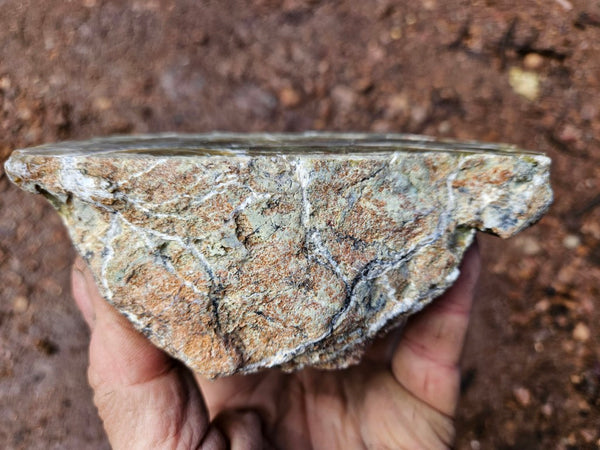 Polished Green Opal rock GRN111