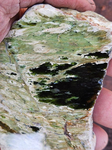 Polished Chrome Chalcedony slab CC162