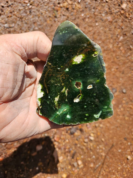 Polished Chrome Chalcedony  CC163