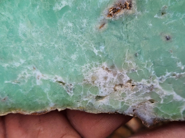 Polished  Chrysoprase slab CH489