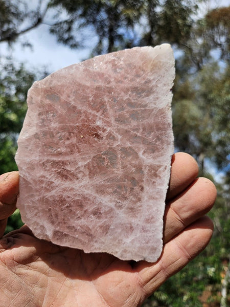 Polished Pink Beryl slab BY152