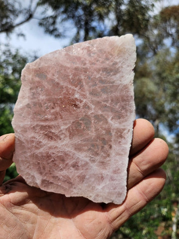 Polished Pink Beryl slab BY152