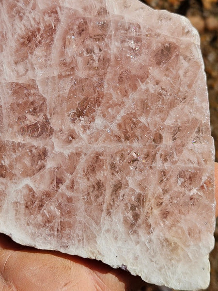 Polished Pink Beryl slab BY152