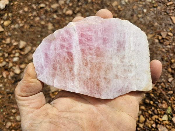 Polished Pink Beryl slab BY153