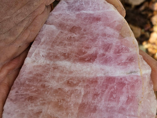 Polished Pink Beryl slab BY153