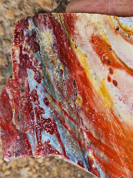Polished Killaloe Opal slab KO126