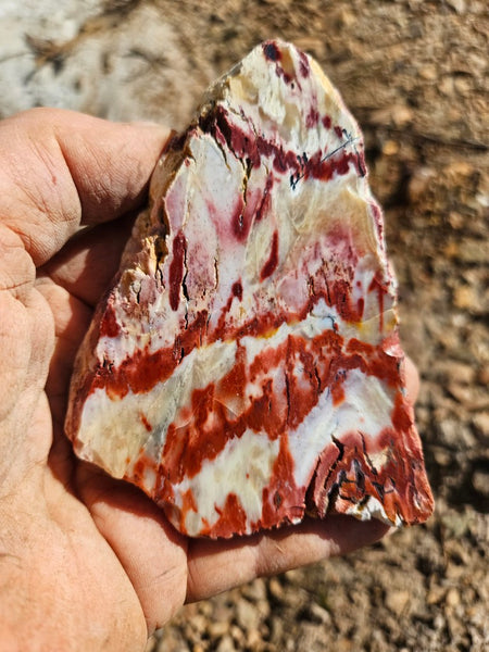 Polished Killaloe Opal slab KO127