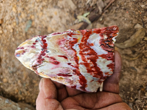 Polished Killaloe Opal slab KO127