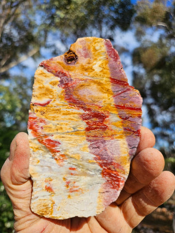 Polished Killaloe Opal slab KO128