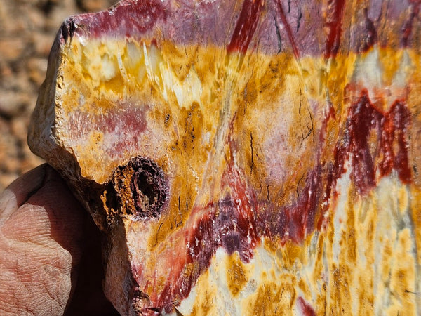Polished Killaloe Opal slab KO128