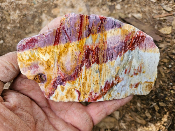 Polished Killaloe Opal slab KO128