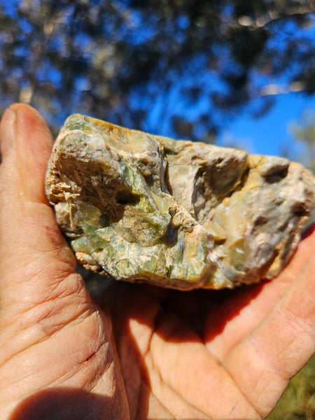 Polished Green Opal rock GRN114