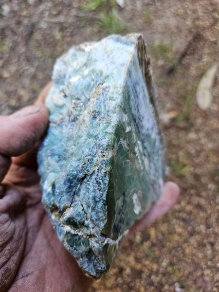 Polished Green Opal rock GRN114