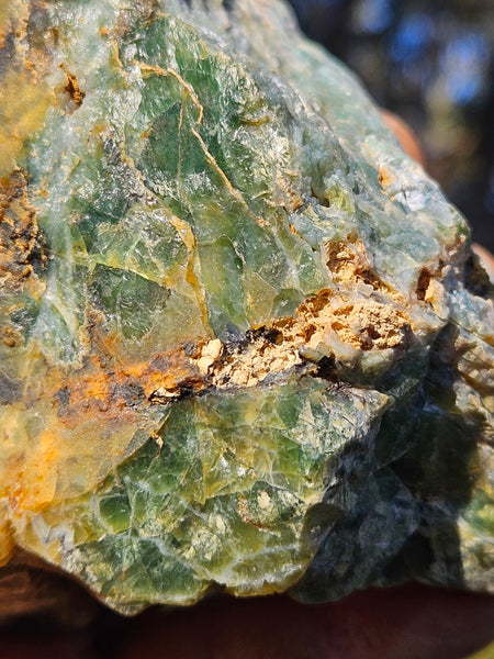 Polished Green Opal rock GRN115