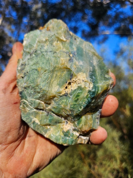 Polished Green Opal rock GRN115