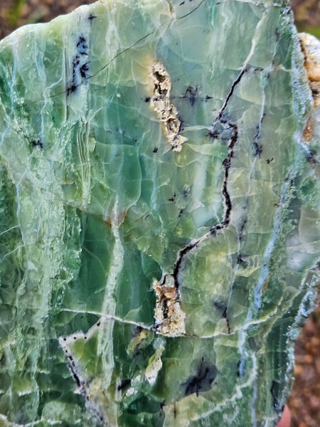 Polished Green Opal rock GRN115