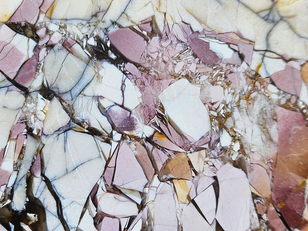 Polished Brecciated Mookaite slab BM337