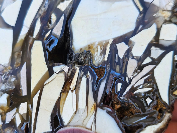 Polished Brecciated Mookaite slab BM337