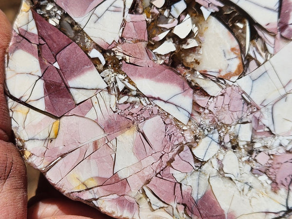 Polished Brecciated Mookaite slab BM336