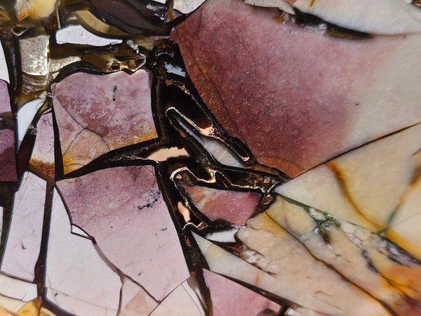 Polished Brecciated Mookaite slab BM338