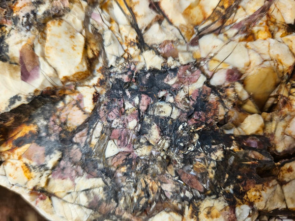 Polished Brecciated Mookaite rock BM339
