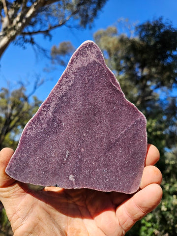 Polished Lepidolite slab LEP229