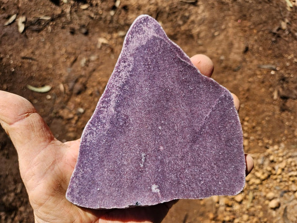 Polished Lepidolite slab LEP229
