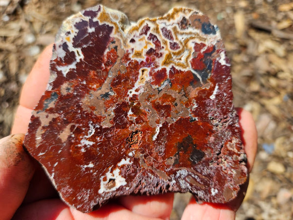 Polished De Grussa copper ore slab CO107