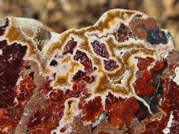 Polished De Grussa copper ore slab CO107