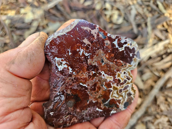 Polished De Grussa copper ore slab CO107