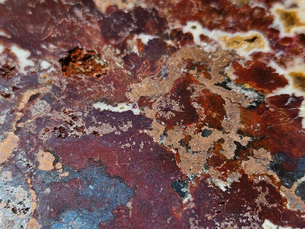 Polished De Grussa copper ore slab CO107