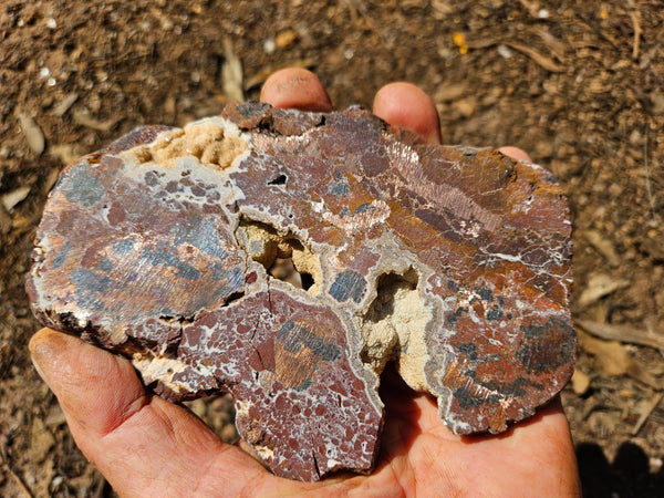 Polished De Grussa copper ore slab CO108