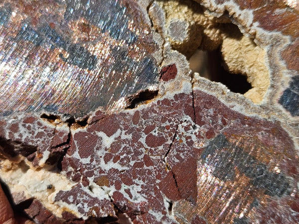 Polished De Grussa copper ore slab CO108