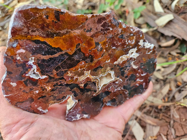 Polished De Grussa copper ore slab CO108