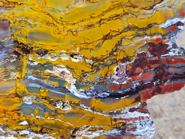 Sunset Jasper polished slab SU192