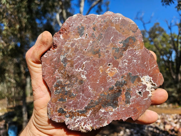 Polished De Grussa copper ore slab CO109