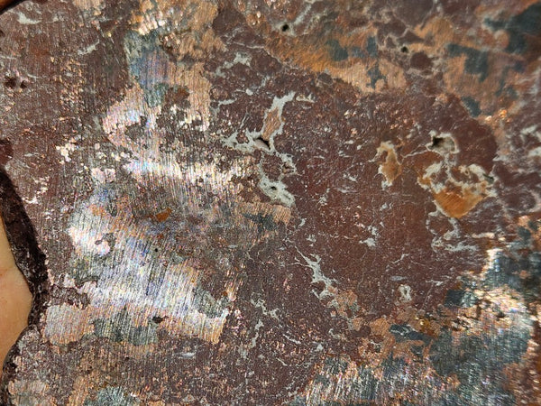 Polished De Grussa copper ore slab CO109