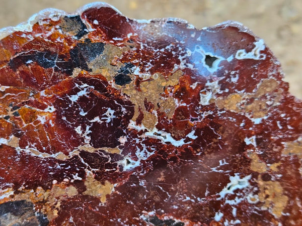 Polished De Grussa copper ore slab CO109