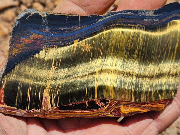 Polished Tiger Eye slab TE482