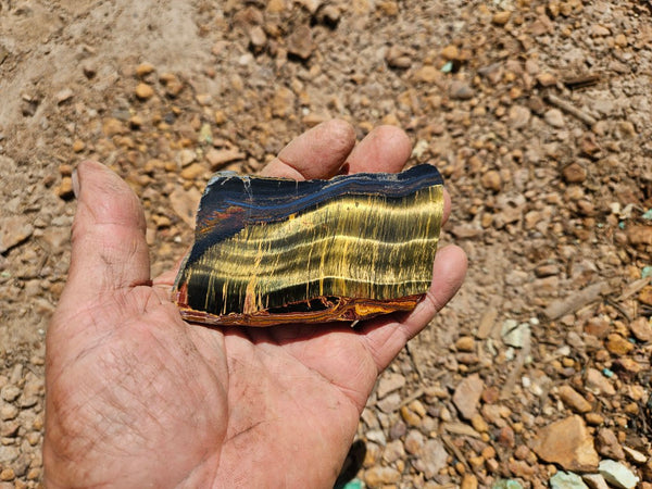Polished Tiger Eye slab TE482