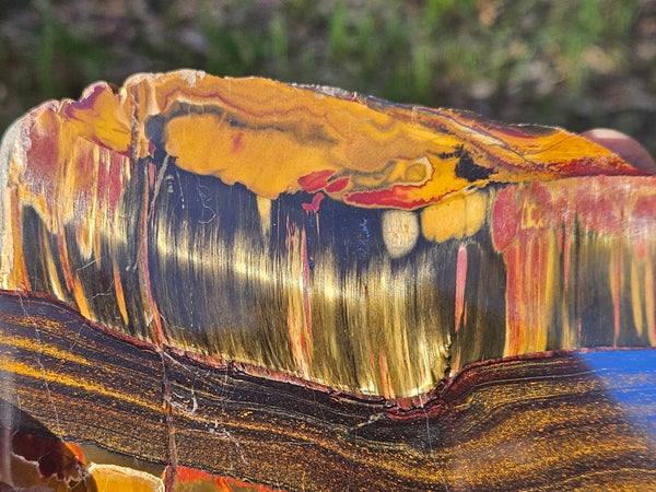 Polished Tiger Eye slab TE486